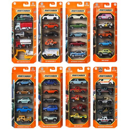 Matchbox Car Collection 5-Pack 2024 Mix 6 Vehicle Case of 12