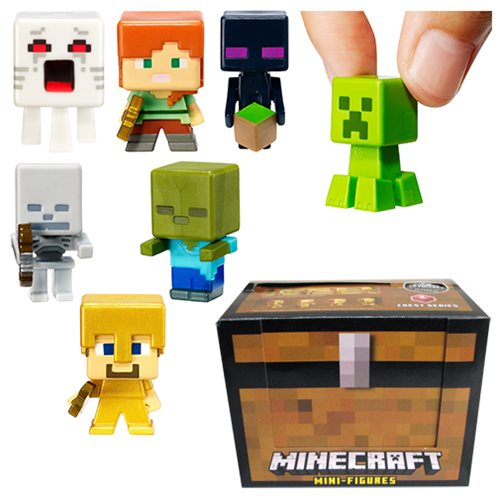 Minecraft Chest Series Mini-Figures Wave 1 Random 6-Pack - Mattel ...