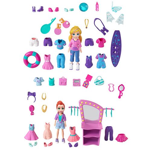 addams family polly pocket set