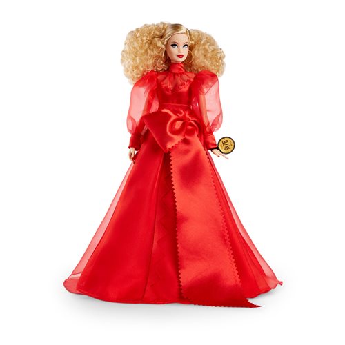 Barbie Collector Mattel 75th Anniversary Doll (12-in Blonde) in Red Gown