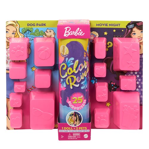 barbie movie night playset