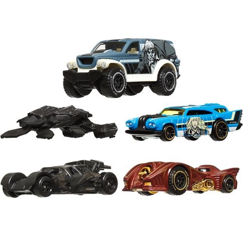 Hot Wheels Batman Themed 2024 Mix 4 Vehicle Case of 10