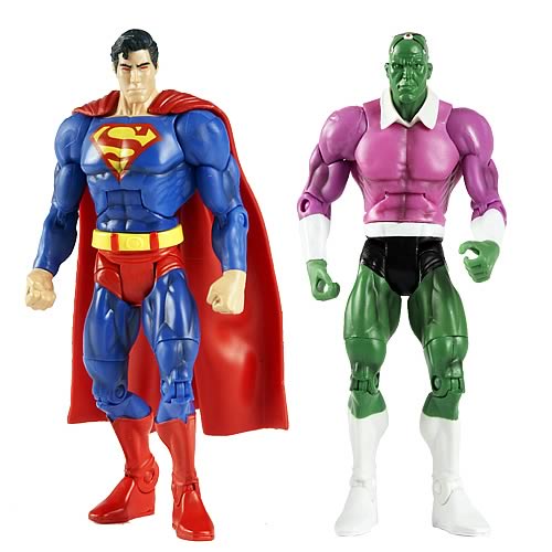 DC Universe Classics Figures Superman vs. Brainiac 2-Pack - Mattel - DC ...