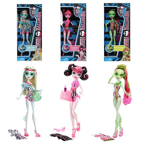 monster high swim dolls