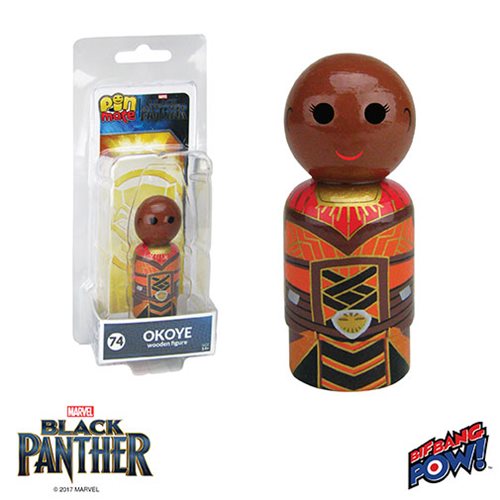 Black Panther Okoye Pin Mate Wooden Collectible