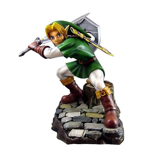 zelda link statue