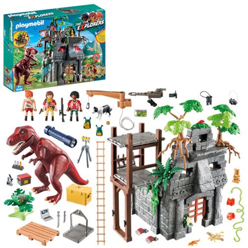 playmobil dinosaur temple