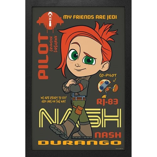 Star Wars: Young Jedi Adventures Nash Profile Framed Art Print