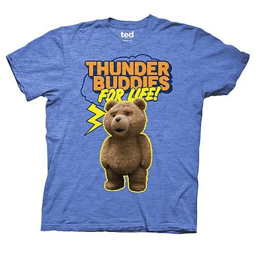 TED (MOVIE) THUNDER BUDDIES FOR LIFE X L T SHIRT IN STOCK NOW