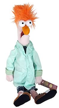 beaker plush toy