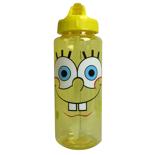 SpongeBob SquarePants Grin 25 oz. Tritan Water Bottle - Silver Buffalo ...