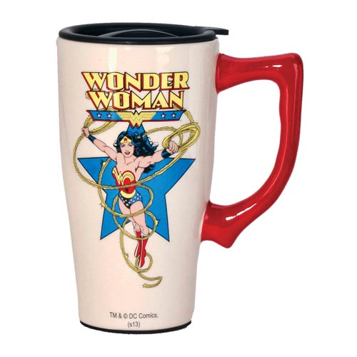 coffee travel mug wonder woman