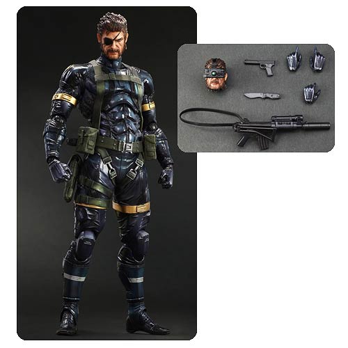 Metal Gear Solid V Snake Play Arts Kai 11-Inch Action Figure - Square ...