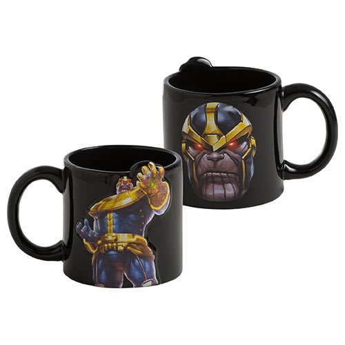 Marvel Future Fight Thanos 20 oz. Bas Relief Ceramic Mug