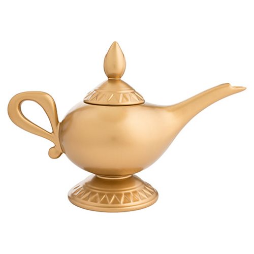 Aladdin Lamp Sculpted Ceramic Teapot
