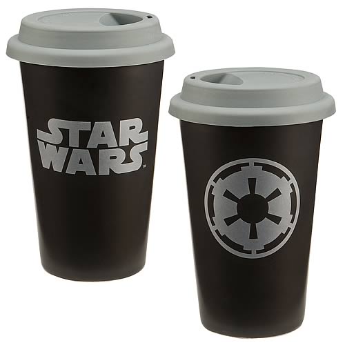 Star Wars Imperial Symbol Ceramic Travel Mug - Vandor - Star Wars ...