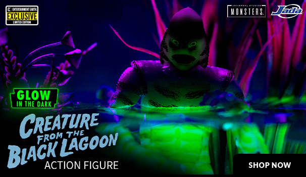 New Universal Monsters Creature from the Black Lagoon Glow-in-the-Dark 6-Inch Action Figure - Entertainment Earth Exclusive