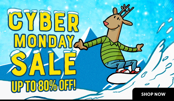 Cyber Monday Sale - Save Up To 80% Off! 