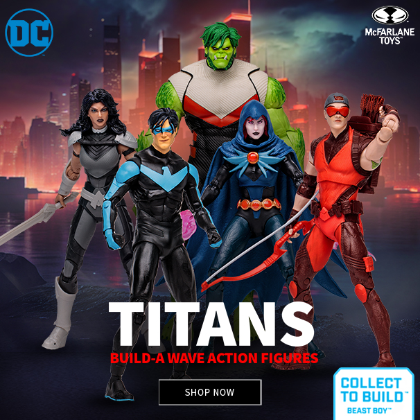  McFarlane Toys - DC Build-A 7 Figures Wave 10 - Titans - Donna  Troy : Toys & Games