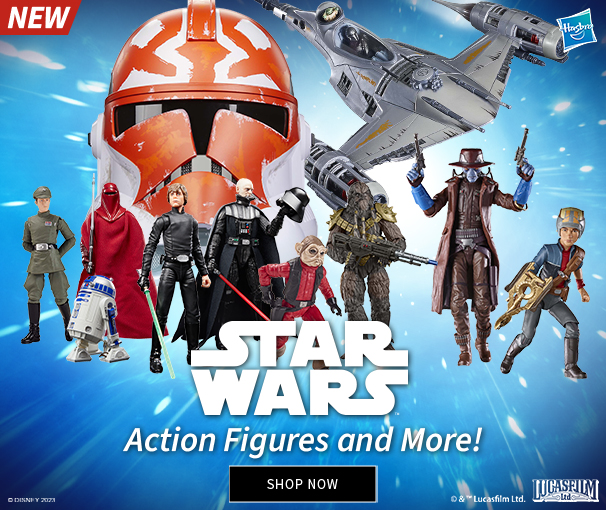 Celebrate Star Wars with New Action Figure and Vehicles from Hasbro!