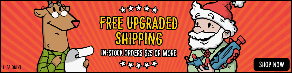 Free Upgraded Shipping On In-Stock Orders $25+