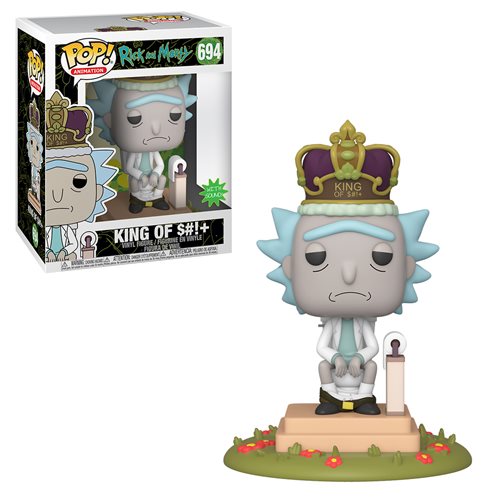 Rick and Morty King of S#!+ Electronic Deluxe Pop! Vinyl Figure