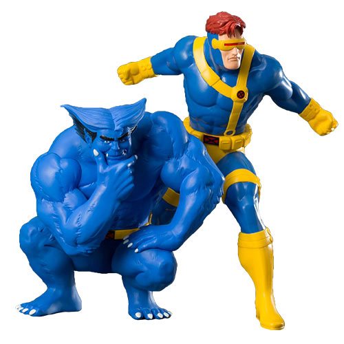 Marvel Universe X-Men Cyclops and Beast 2-Pack ArtFX+ Statue
