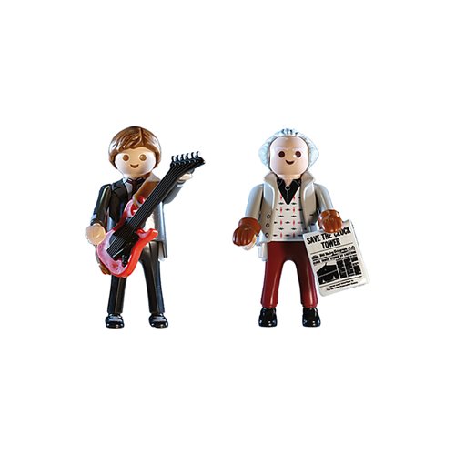 Playmobil 70459 Back to the Future Marty McFly and Dr. Emmett Brown Action Figures