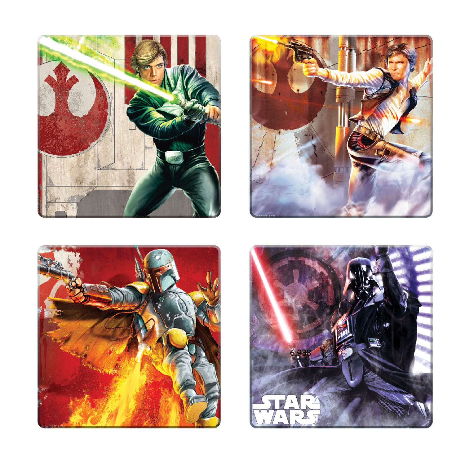 Star Wars Coasters with Tin Box - Entertainment Earth