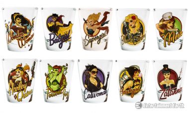 Kickback with the DC Comics Bombshells and Their New Barware