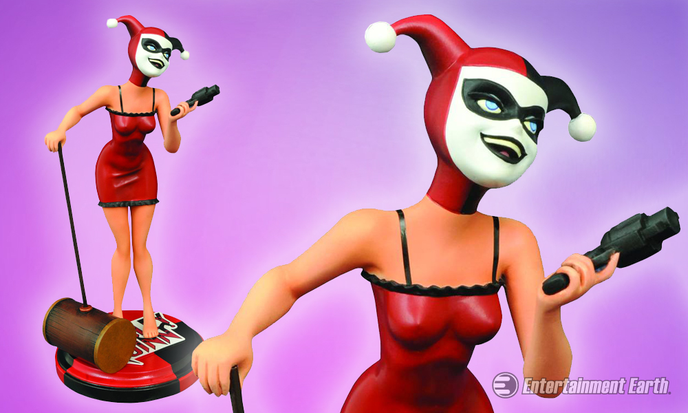 Harley Quinn Gets Mad with Love as New Animated Statue
