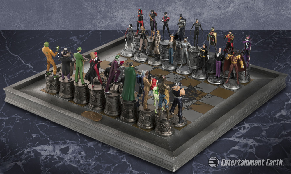 Batman Gotham Cityscape Chess Set, Chess Sets and Boards