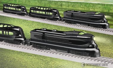 When the Batmobile and Batwing Aren’t Enough, the Batman Phantom Train Is Just the Ticket
