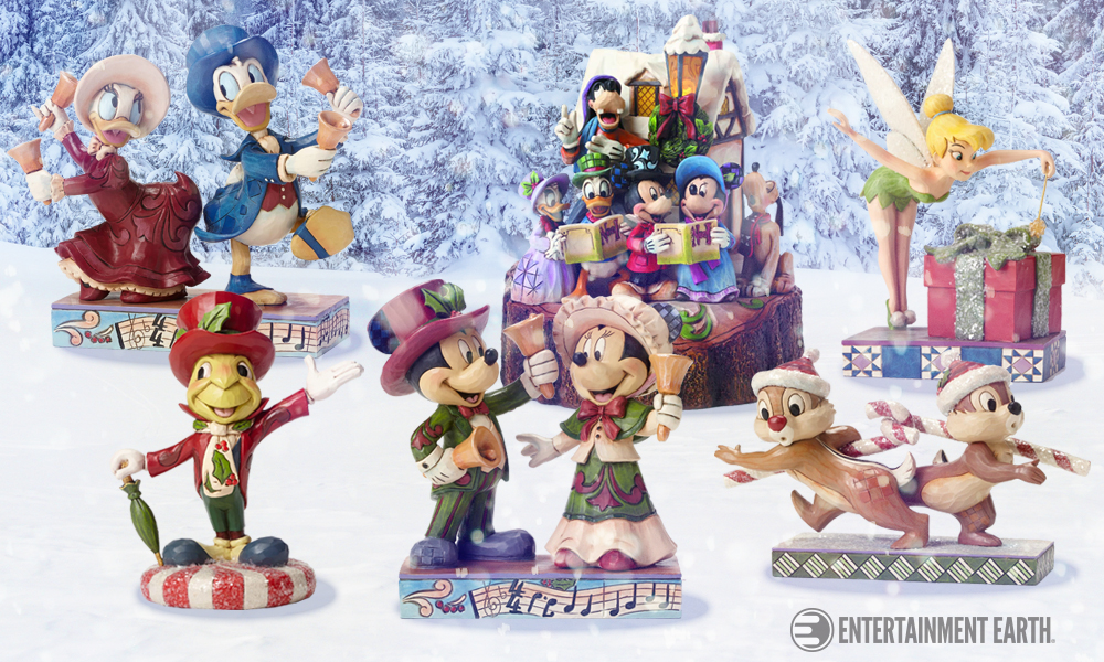Celebrate The Yuletide With This Charming Series of Disney Statues