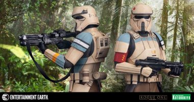 Hang Ten with This Scarif Stormtrooper ArtFX+ Statue 2-Pack