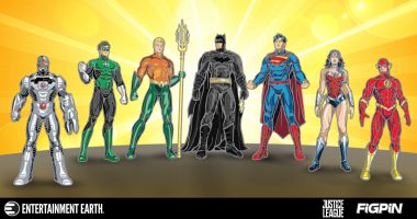 This Justice League FiGPiN Display Case Features All Your Favorite DC Superheroes!
