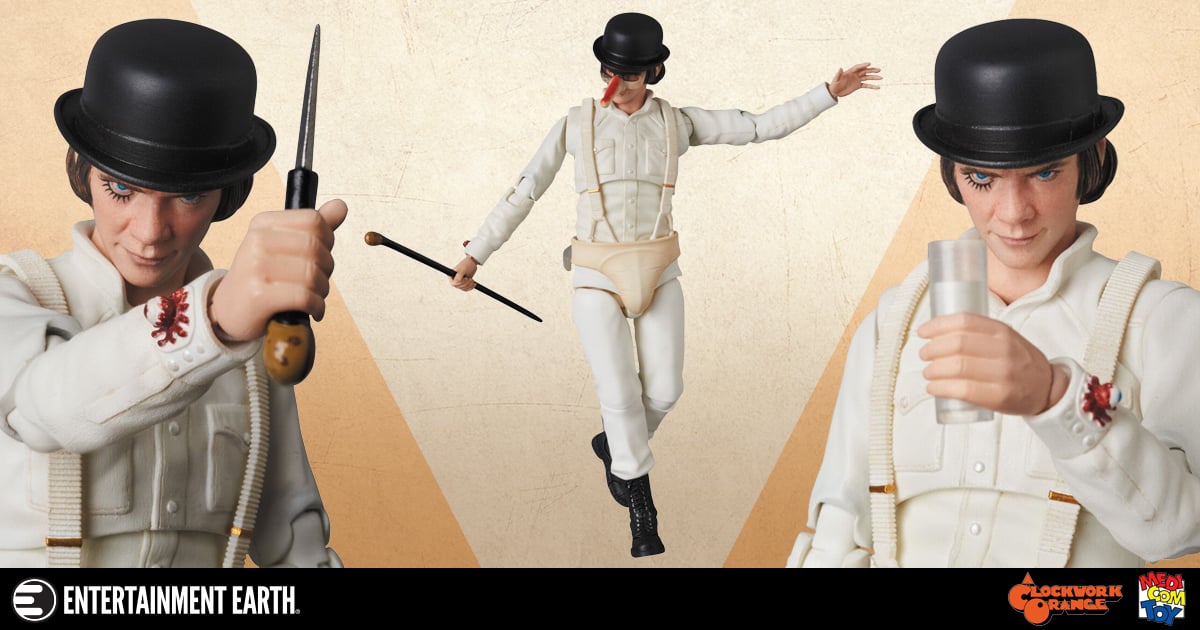 Impress Your Droogs with this A Clockwork Orange Action Figure