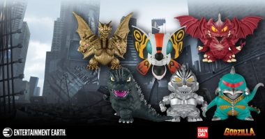 Adorable Godzilla Figures from Bandai