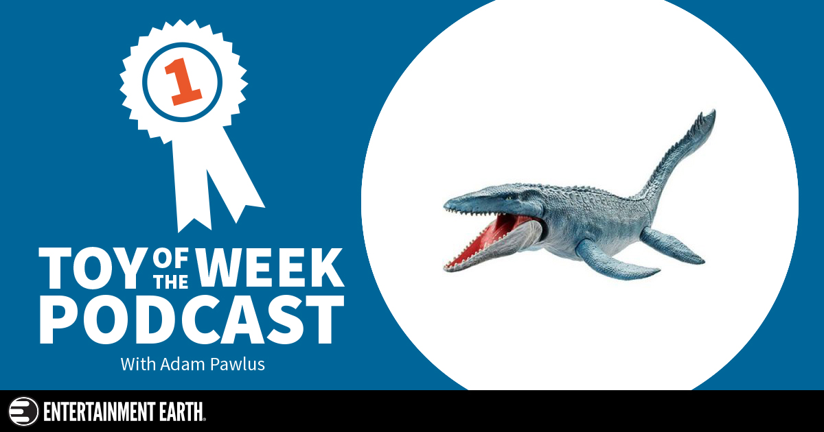 Toy Of The Week Podcast Jurassic World Real Feel Skin Mosasaurus Figure