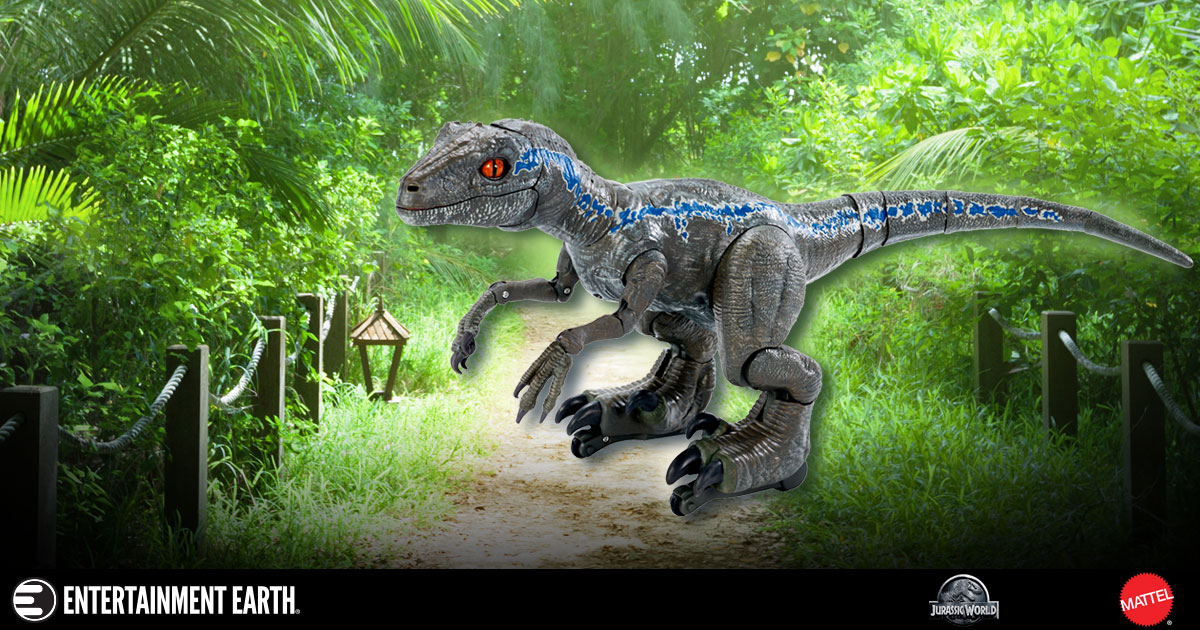 Jurassic World Toys Alpha Training Blue Velociraptor, You Can