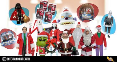 12 Super Suited Santa Action Figures for Christmas