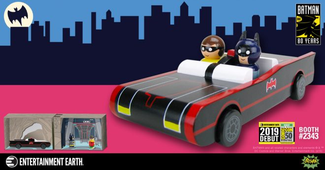 Will the Pin Mates Batmobile, Batman & Robin and Batcave Be Racing into Your Collection at San Diego Comic-Con 2019?