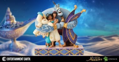 Figura gênio de Enesco Disney Aladdin com chapéu — nauticamilanonline